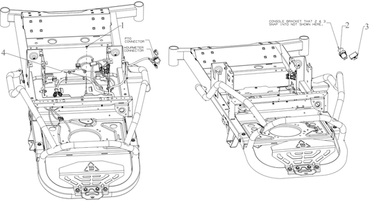 Pto Switch Diagram and Parts List for ZT1-54KH (17CM010)(2022) Cub Cadet Lawn Tractor